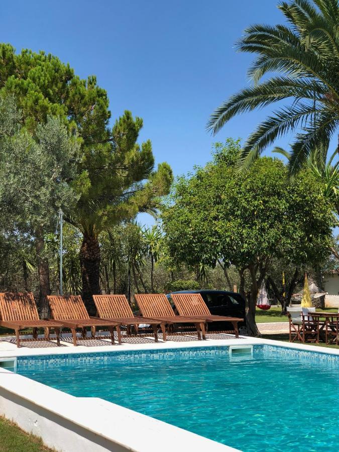 Country Villa Peloponnese With Tennis Court And Pool Zevgolateíon 外观 照片